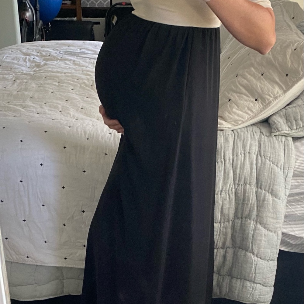 Pinkblush maternity maxi dress